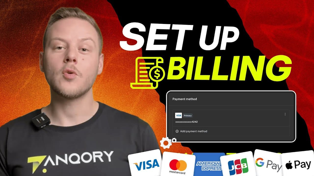 Billing setup in Tanqory